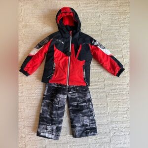 Boys size 4 obermeyer snowsuit ski suit
